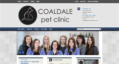 Desktop Screenshot of coaldalepet.com