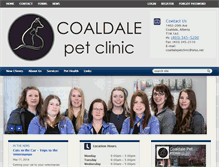Tablet Screenshot of coaldalepet.com